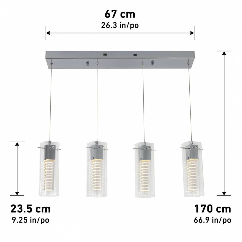 Artika Hologram LED Linear Pendant