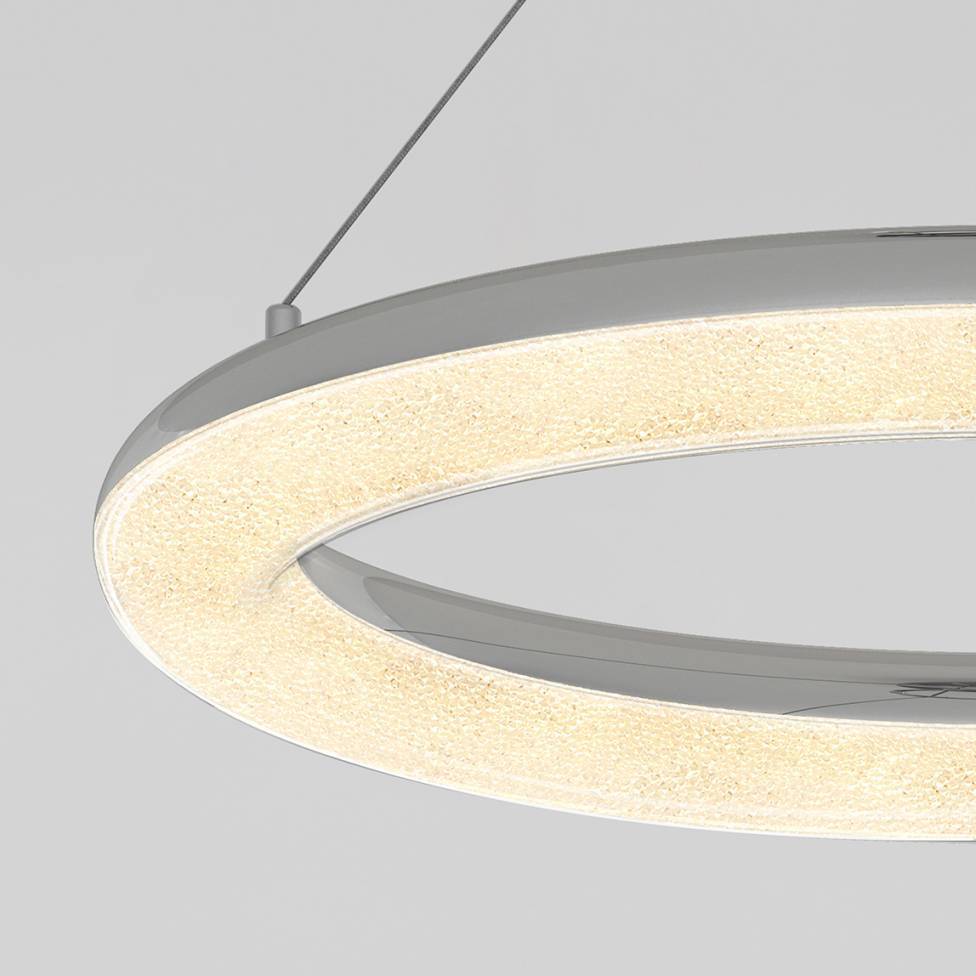 Artika Famous Optical Chandelier Chrome Close-up