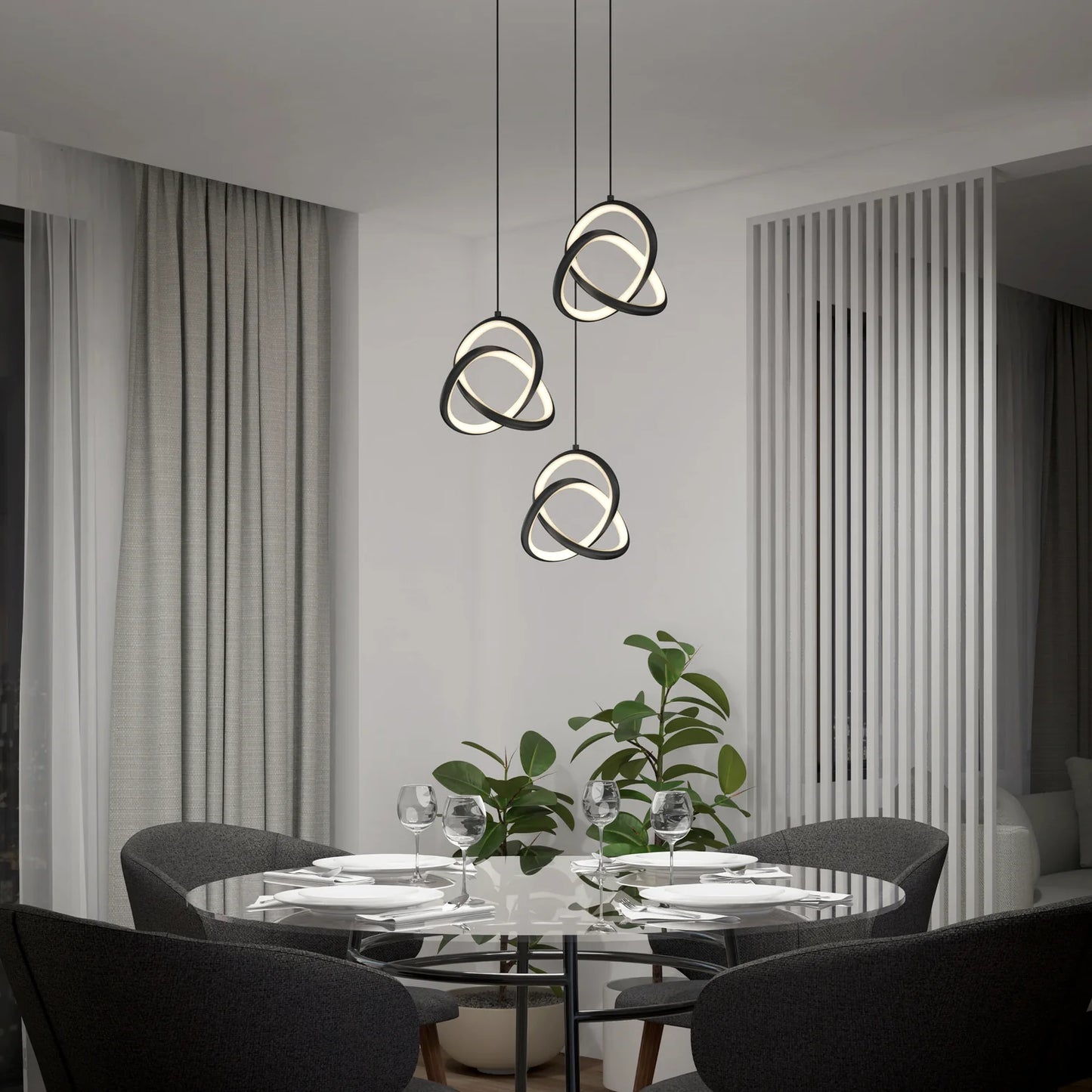 Artika Zephyr 3-Light LED Pendant