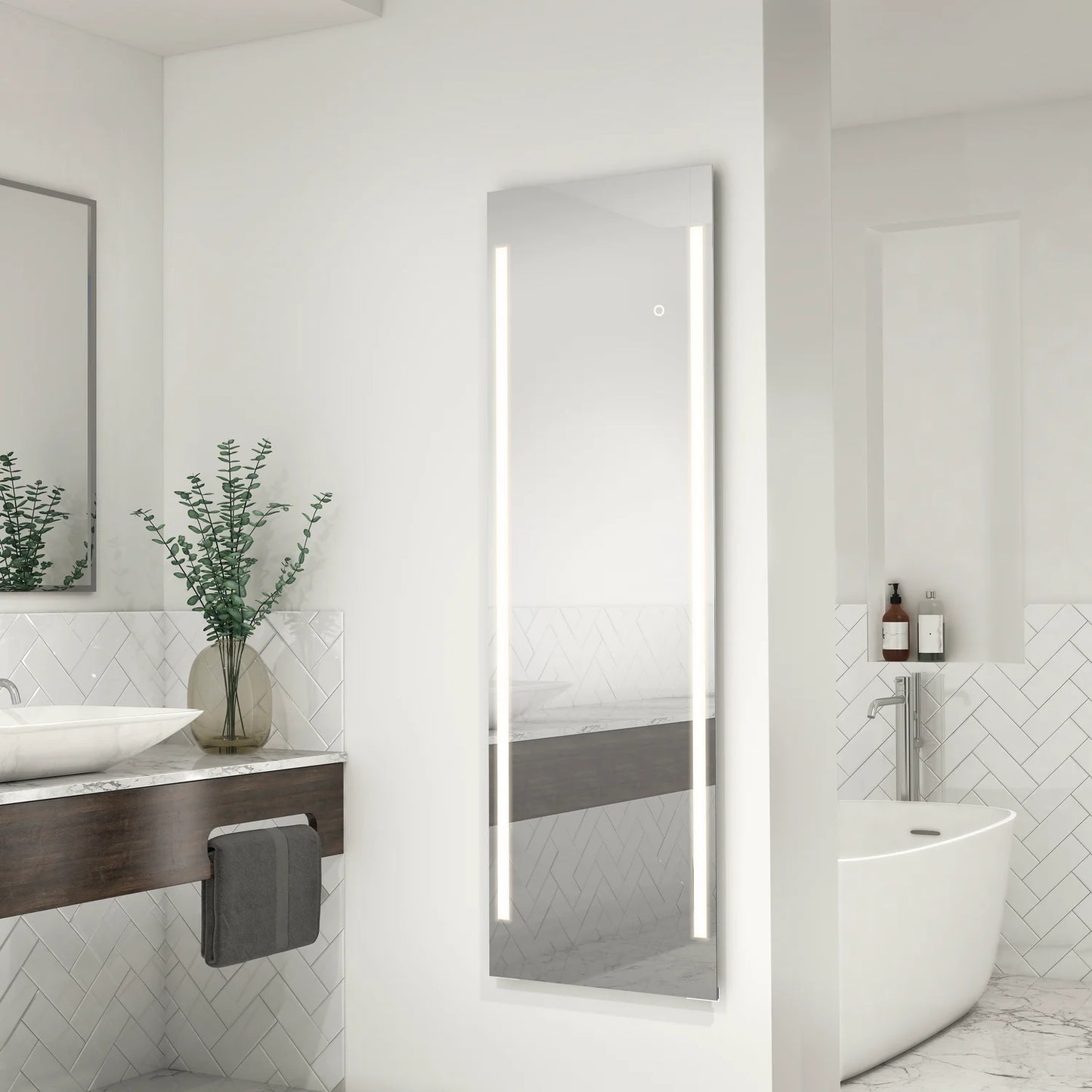 Artika Emeraude Floor Mirror Light Fixture