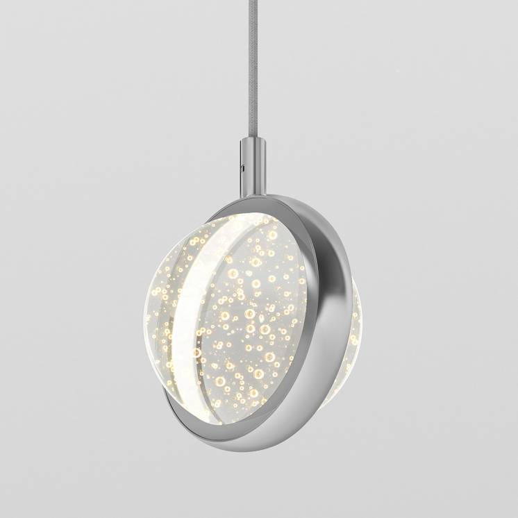 Artika Avalon Pendant Light Chrome Close-up