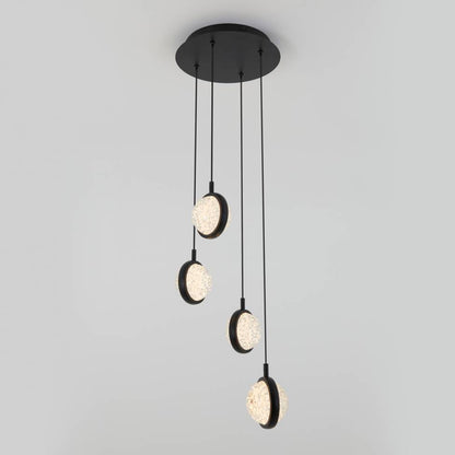 Artika Avalon Spiral Pendant Light Black Front