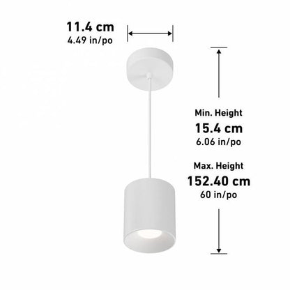 Artika Beam 6 Pendant Light White Dimensions