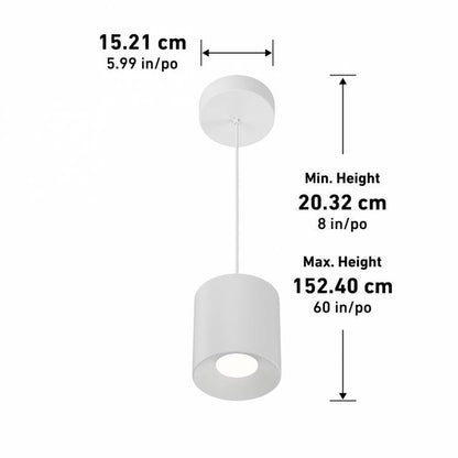 Artika Beam 8 Pendant Light White Dimensions