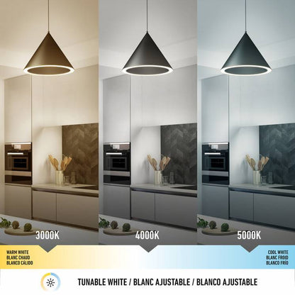 Artika Denali Black Chandelier Tunable White CCT