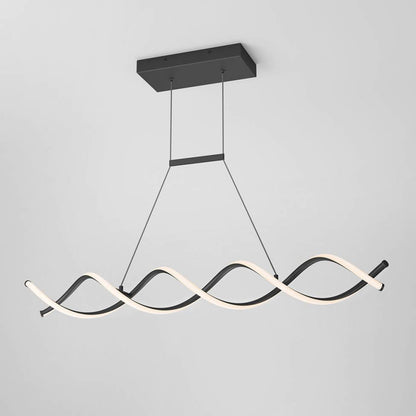 Artika DNA Modern Chandelier Black Side