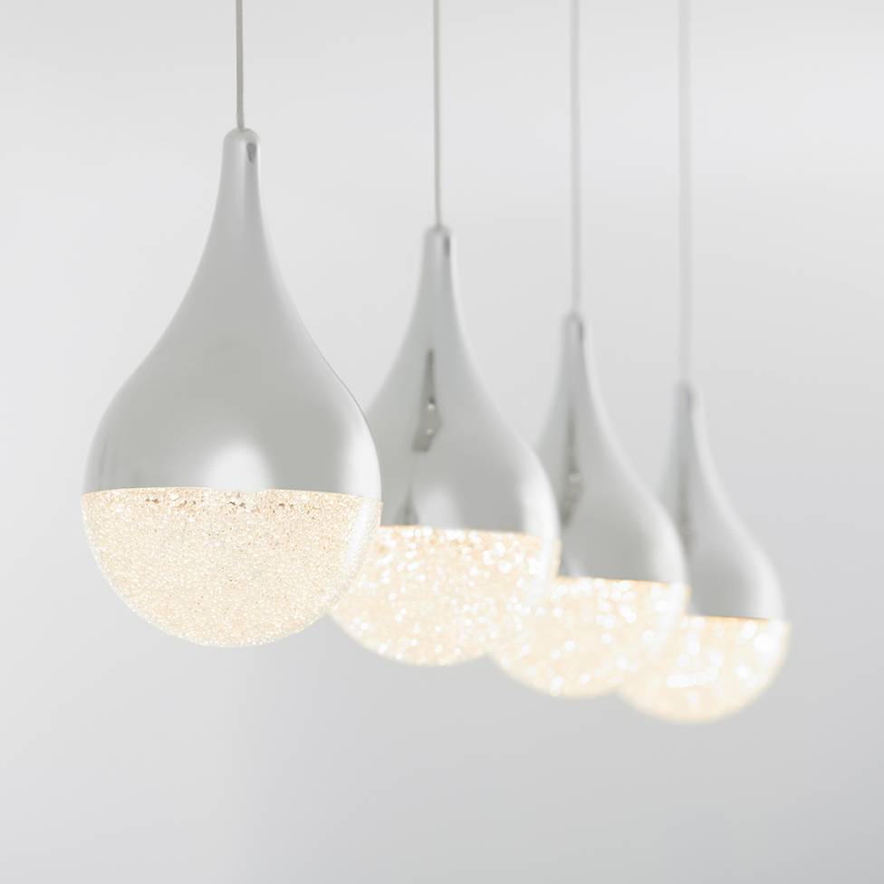 Artika Glitzer Linear Pendant Light Close-up