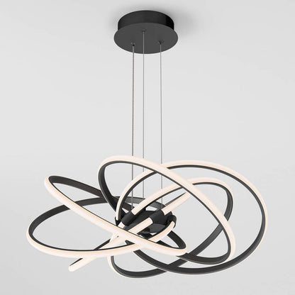 Artika Maeltrom Modern Chandelier Black Front