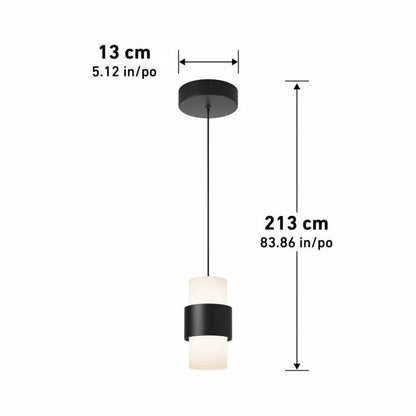 Artika Miko Pendant Light Black Dimensions