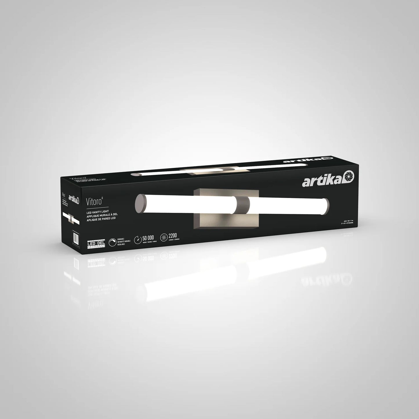 Artika Vitoro LED Modern Bathroom Vanity Light Fixture