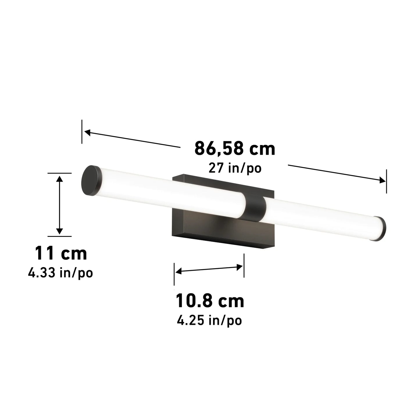 Artika Vitoro LED Modern Bathroom Vanity Light Fixture