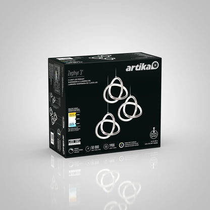 Artika Zephyr 3-Light LED Pendant