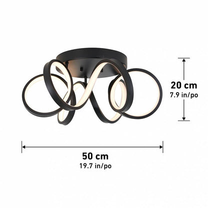 Artika Swirl Ribbon LED Ceiling Light