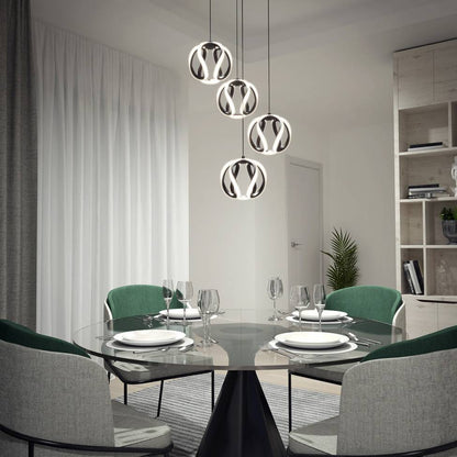 Artika Vivaldi LED 4 Light Pendant