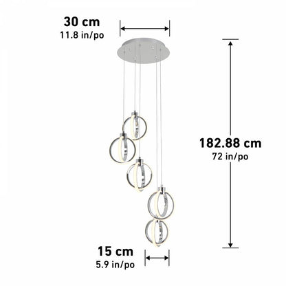 Artika SOHO 5 Pendant Chandelier